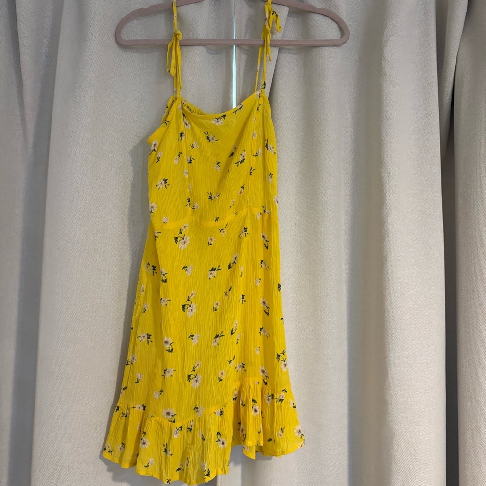 Yellow Floral Sundress